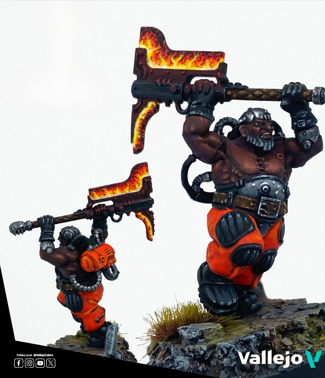 ⚡ Cómo pintar un hacha de energía volcánica