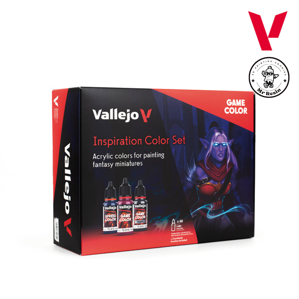 🎨 Vallejo Game Color 48-Color Sets | Mr Resin