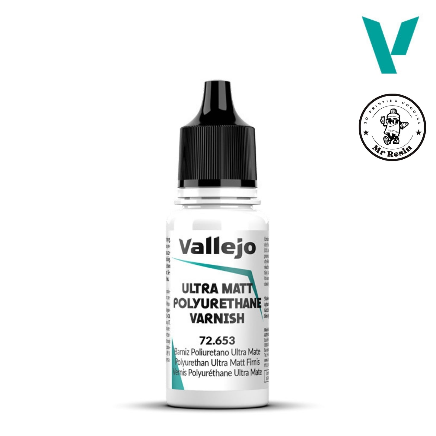 Barniz Poliuretano Ultra Mate Vallejo, Ultra Matt Polyurethane Varnish 🎨 72653
