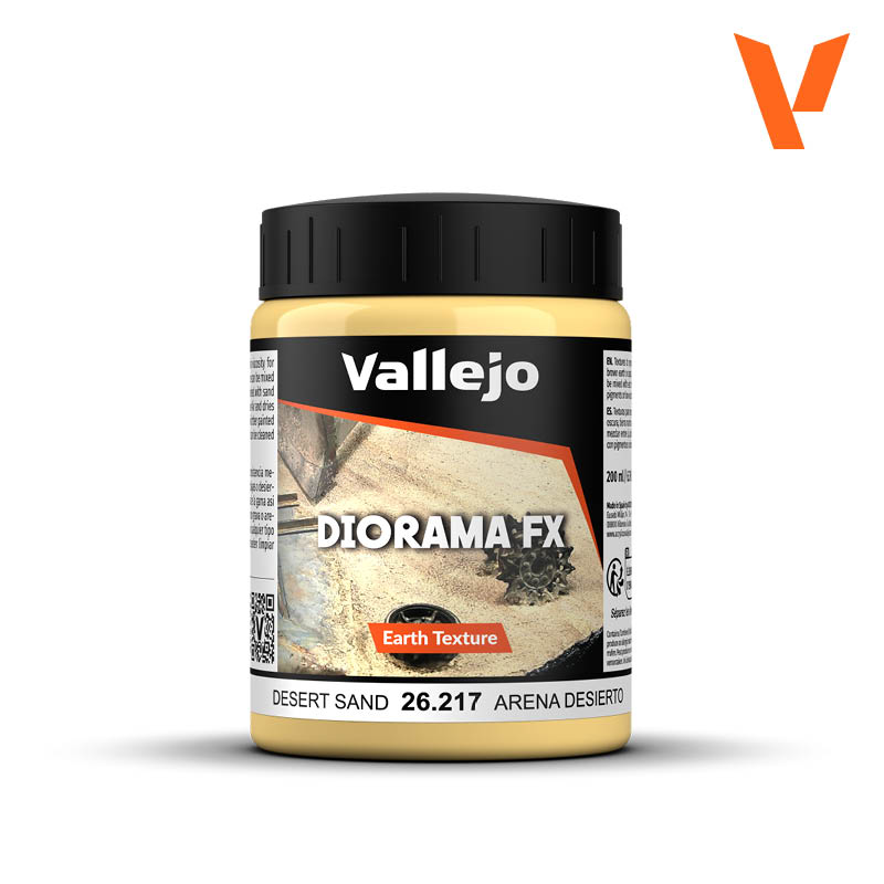 🏜️ Vallejo Diorama FX 26217 Arena Desierto – Earth Texture