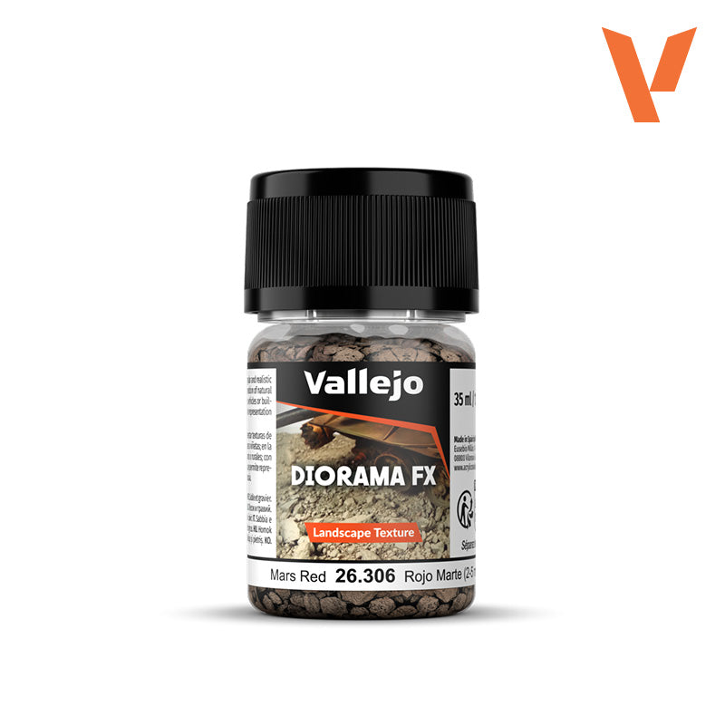 🌋 Vallejo Diorama FX 26306 Rojo Marte 2–5 mm – Landscape Texture