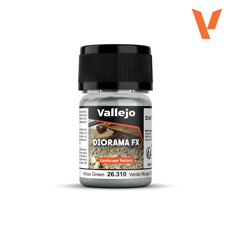 🌿 Vallejo Diorama FX 26310 Verde Musgo 0.1–1 mm – Landscape Texture