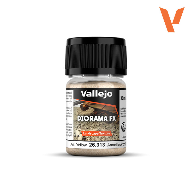 🌾 Vallejo Diorama FX 26313 Amarillo Árido 0.1–0.6 mm – Landscape Texture