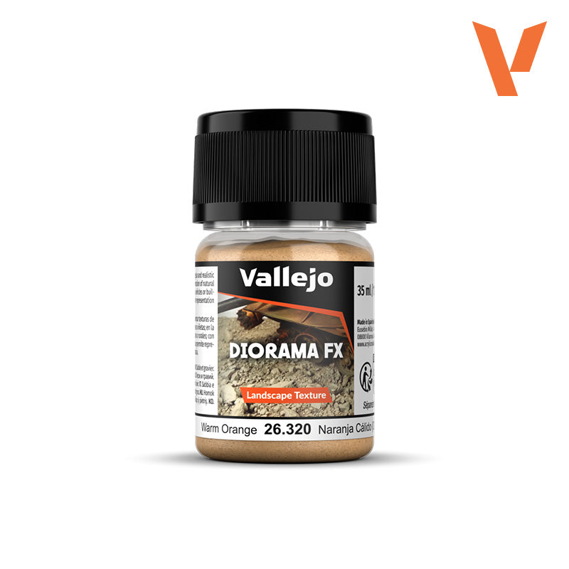 🔶 Vallejo Diorama FX 26320 Naranja Cálido 0.1–1 mm – Landscape Texture