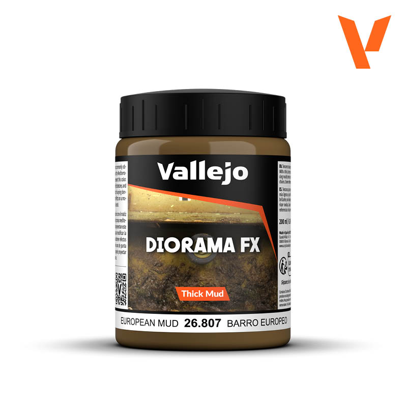 🪣 Vallejo Diorama FX 26807 Barro Europeo – Mud Effect
