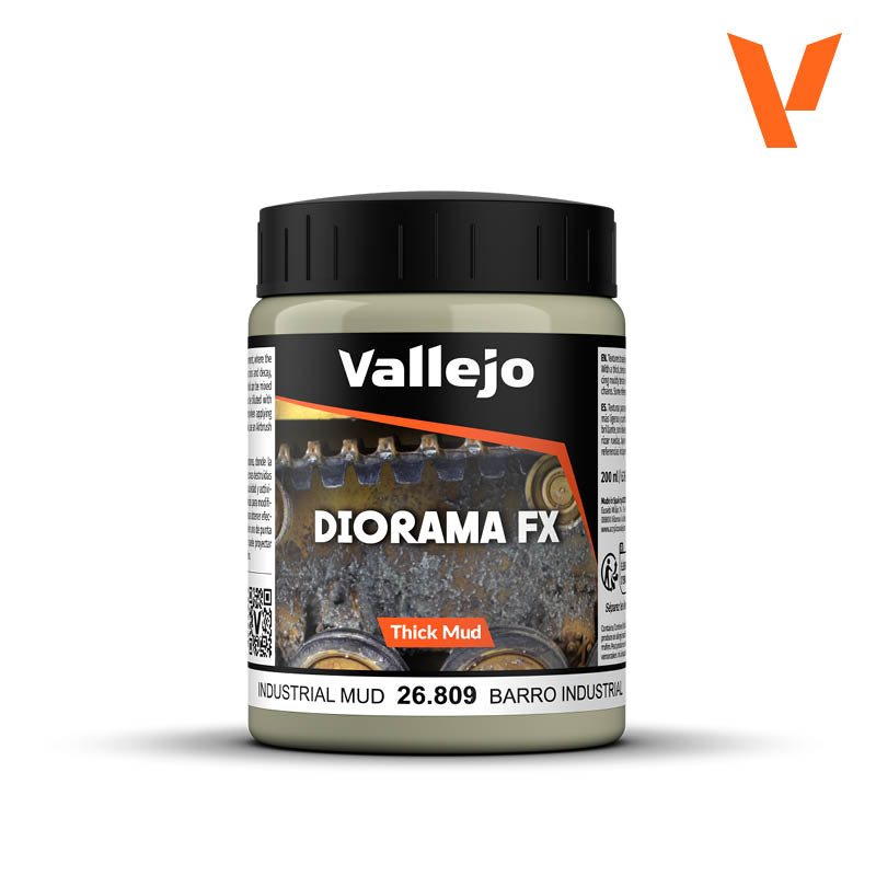 🪣 Vallejo Diorama FX 26809 Barro Industrial – Mud Effect