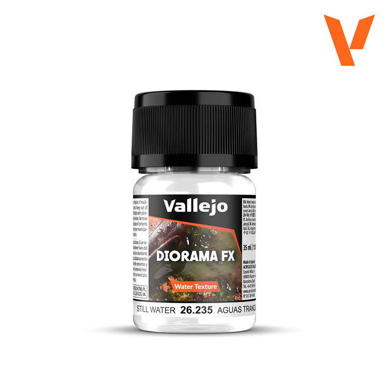 💧 Vallejo Diorama FX Aguas Tranquilas 35ml & 200ml – Water Texture - 26230 & 26235
