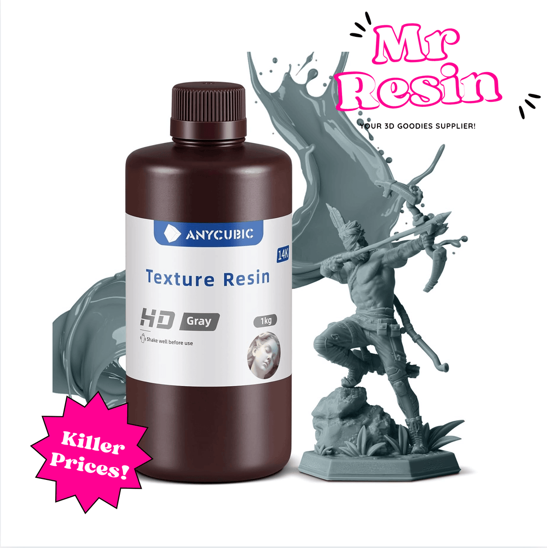 🧪 ¡Descubre la Resina Anycubic Texture y Texture HD para Impresiones Perfectas!