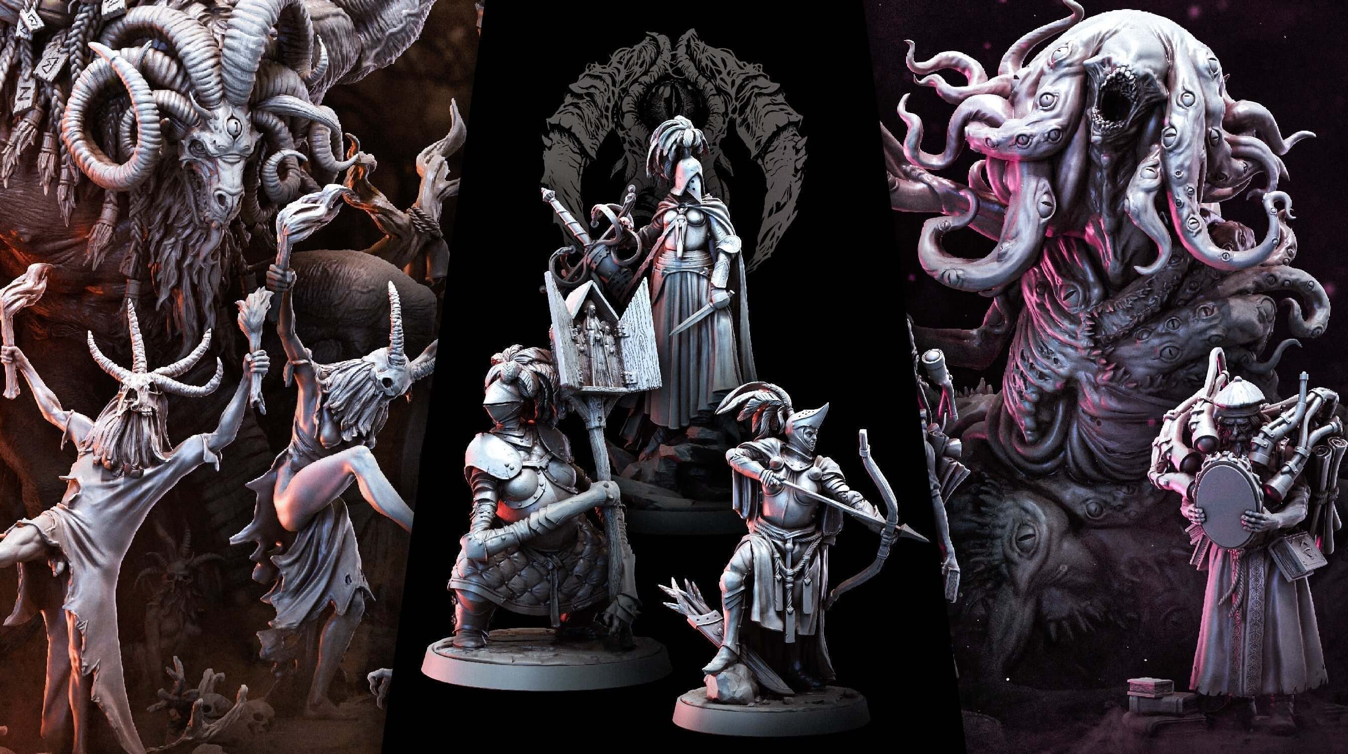 Miniaturas impresas en resina 3D con alto nivel de detalle - Mr Resin