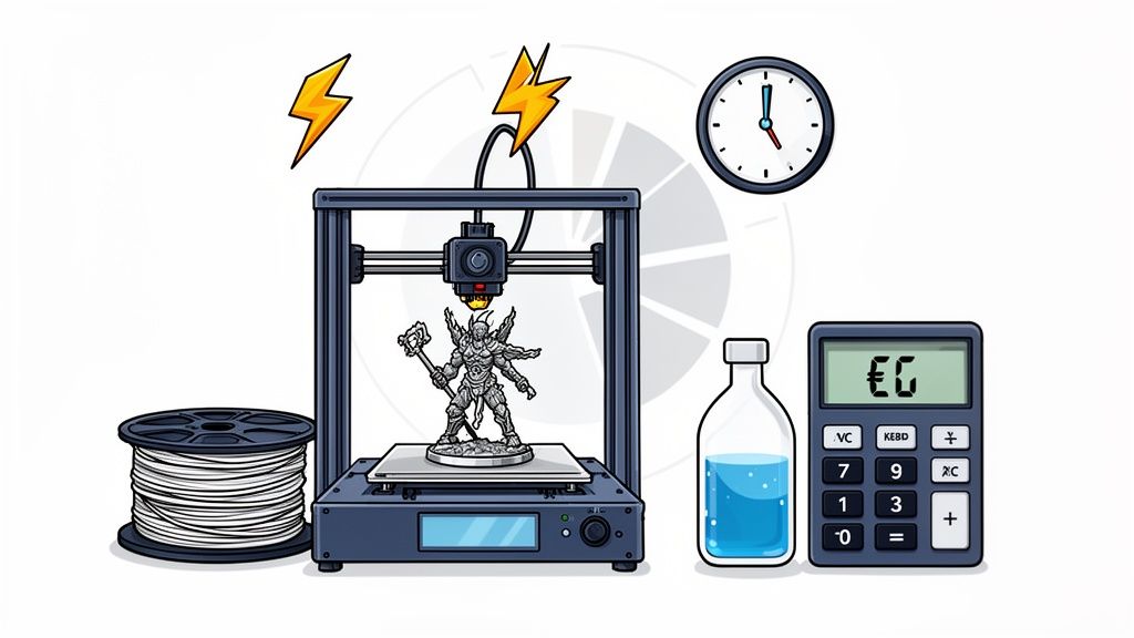Precio de impresion 3D calculo de costes guia 2026 - Mr Resin
