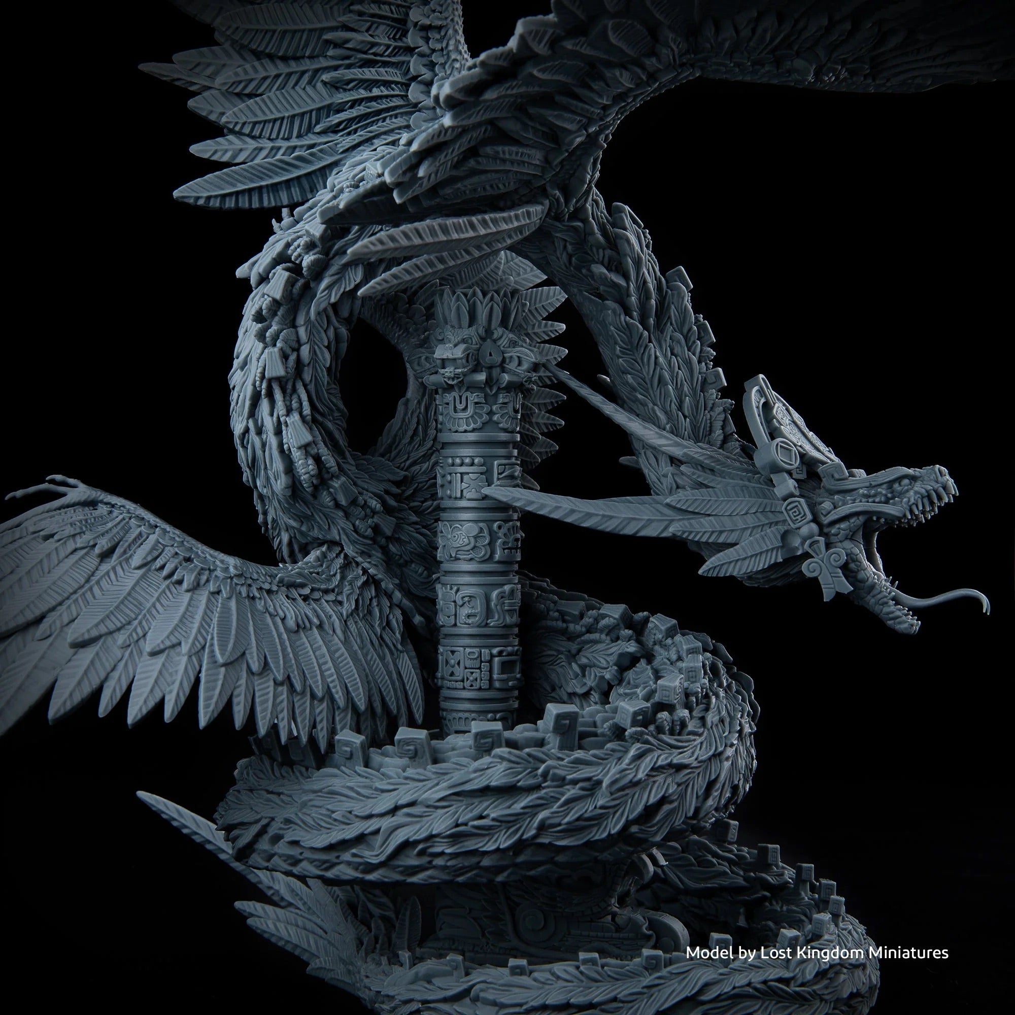 Figura impresa con resina ELEGOO 8K Standard Space Grey - Mr Resin