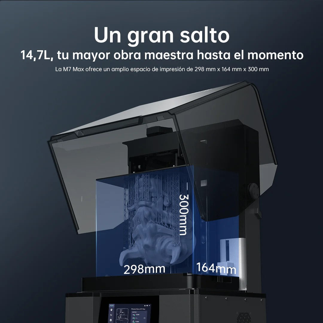 Volume d'impression de l'Anycubic Photon Mono M7 Max capacité maximale - Mr Resin