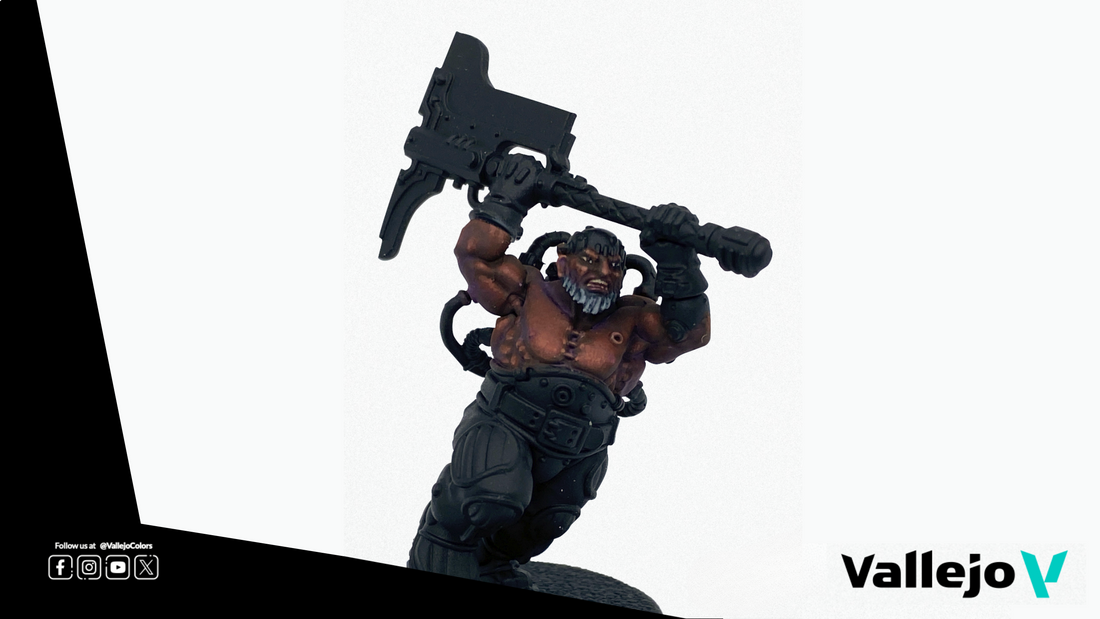 Tutorial 🖌️ Cómo pintar piel oscura con Vallejo Game Color