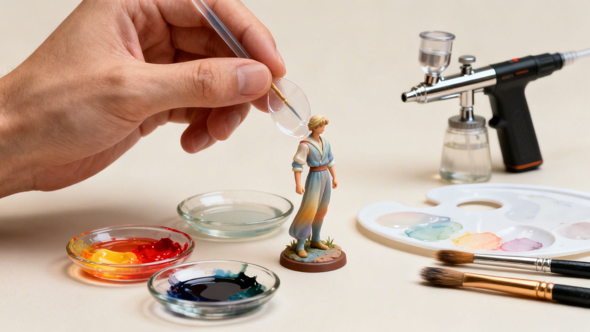Veladuras con Pintura Acrílica: Técnica Paso a Paso para Miniaturas 🎨