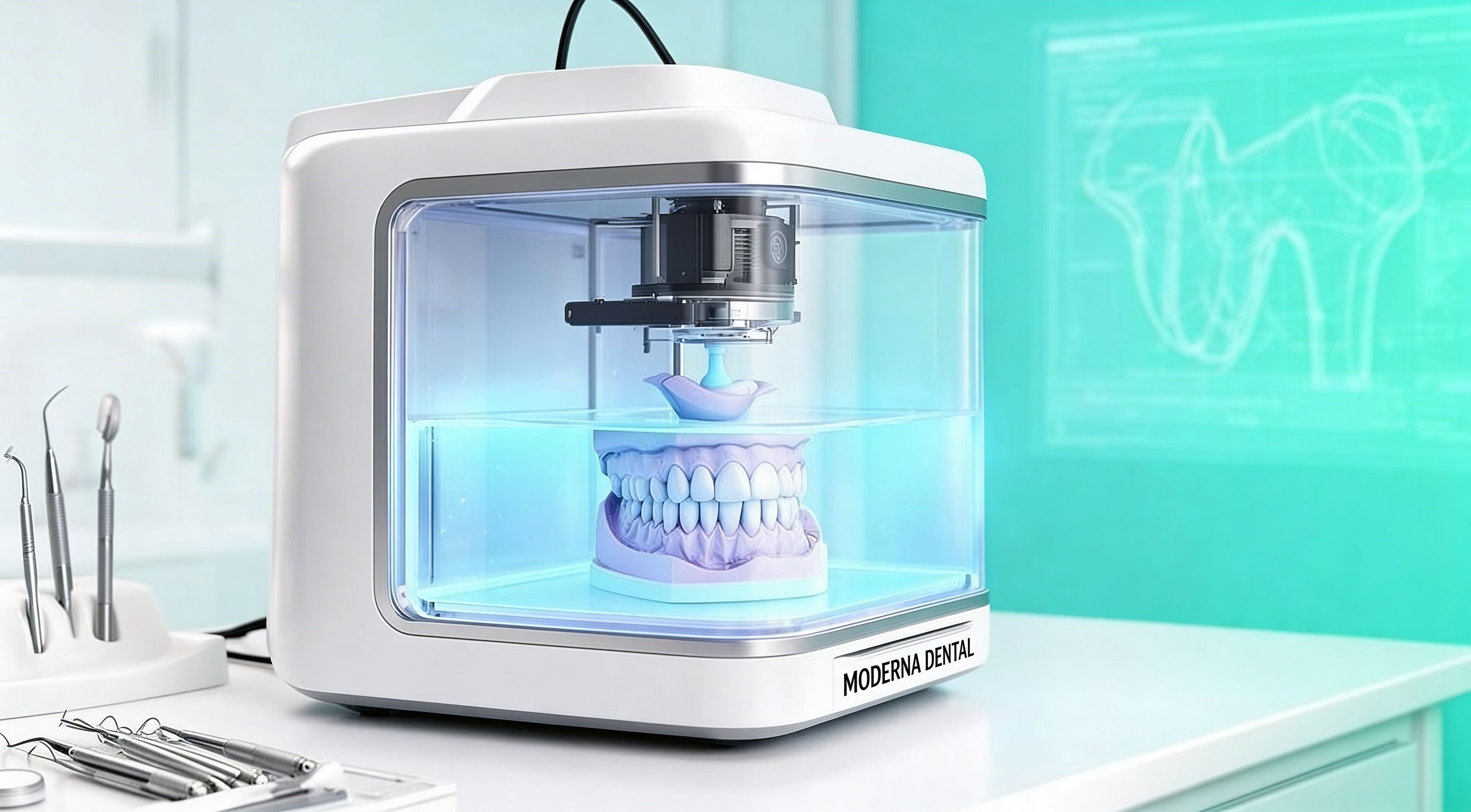 Impresora 3D dental en laboratorio odontologico - Mr Resin