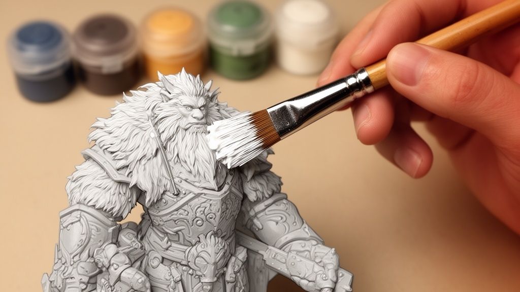 Domina la tecnica pincel seco miniaturas para acabado profesional - Mr Resin