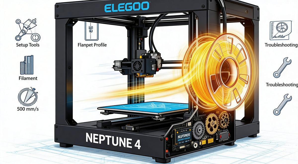 Stampante 3D FDM ELEGOO Neptune 4 analisi completa