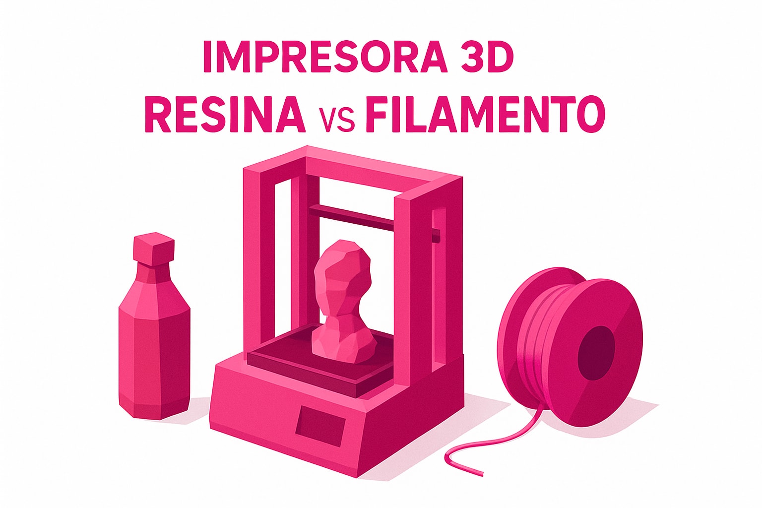 Impresora 3D Resina vs Filamento: ¿Cuál Elegir en 2025?