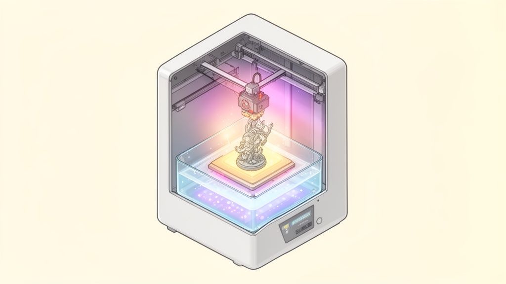 Como funciona una impresora 3D de resina guia para makers - Mr Resin