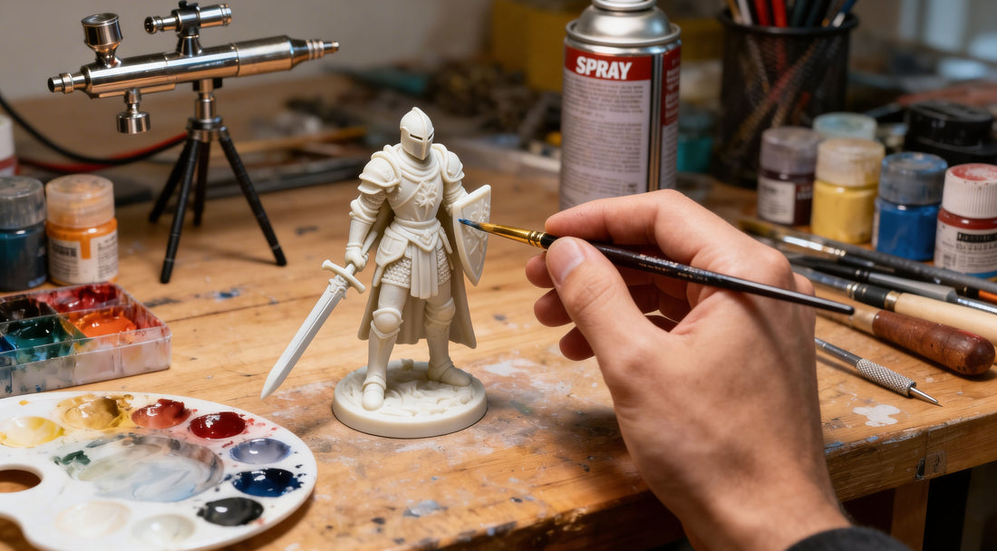 Cómo Pintar Miniaturas Impresas en 3D: La Guía Completa de Mr. Resin