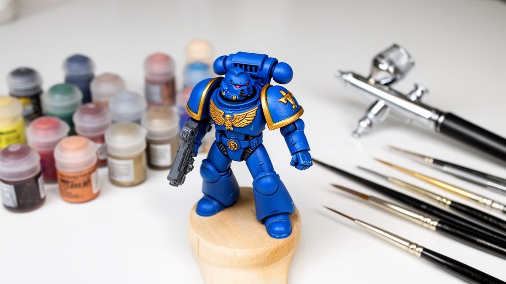 Space Marines Ultramarines pintados guia paso a paso 2026 - Mr Resin