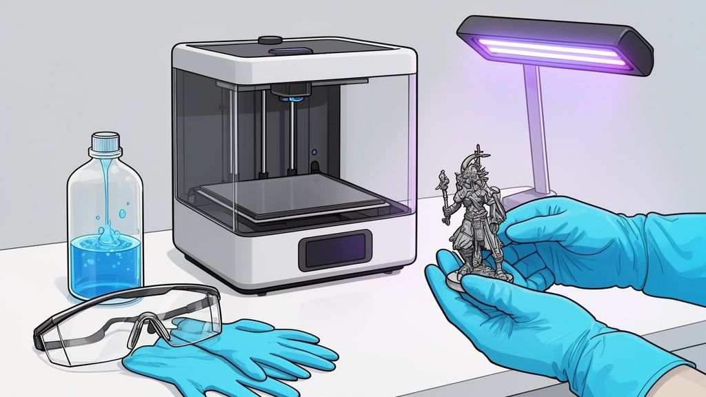 Como usar resina 3D guia completa paso a paso para principiantes - Mr Resin