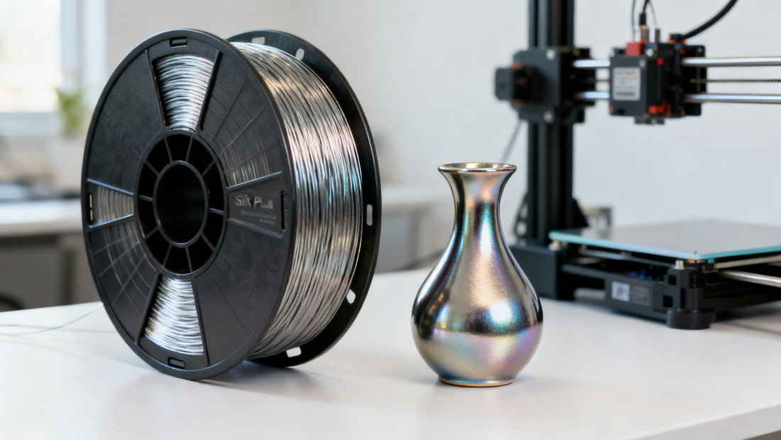 Filamento PLA Silk (Seda): Qué Es y Cómo Imprimirlo en 2026