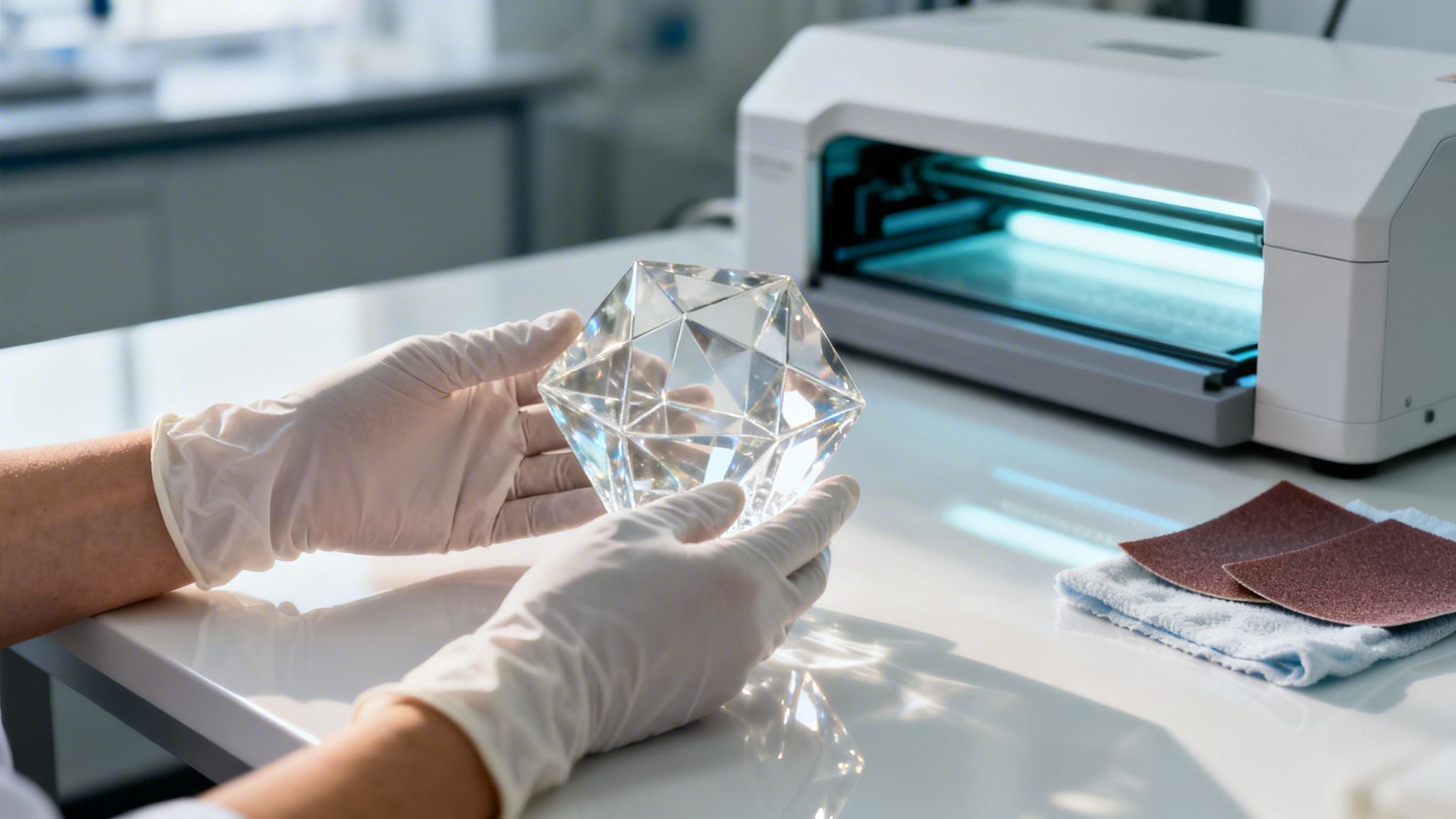 Resina transparente para impresora 3d: cómo conseguir piezas cristalinas