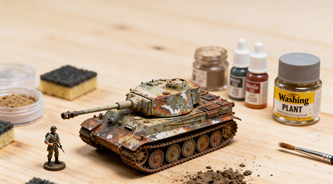 Weathering en miniaturas: técnicas y productos para un acabado pro