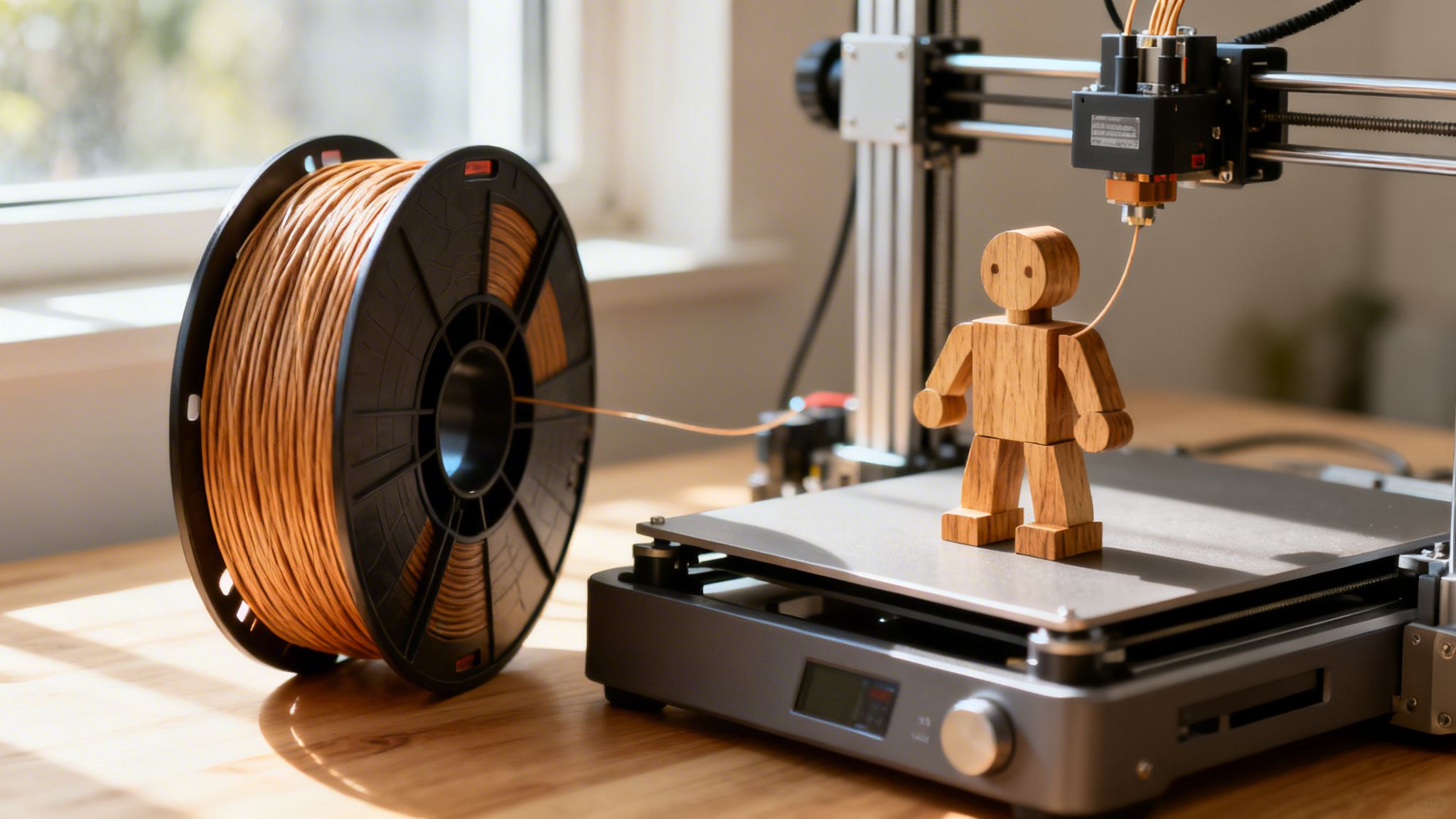 Filamento de Madera (Wood PLA): Qué es y Cómo Imprimirlo