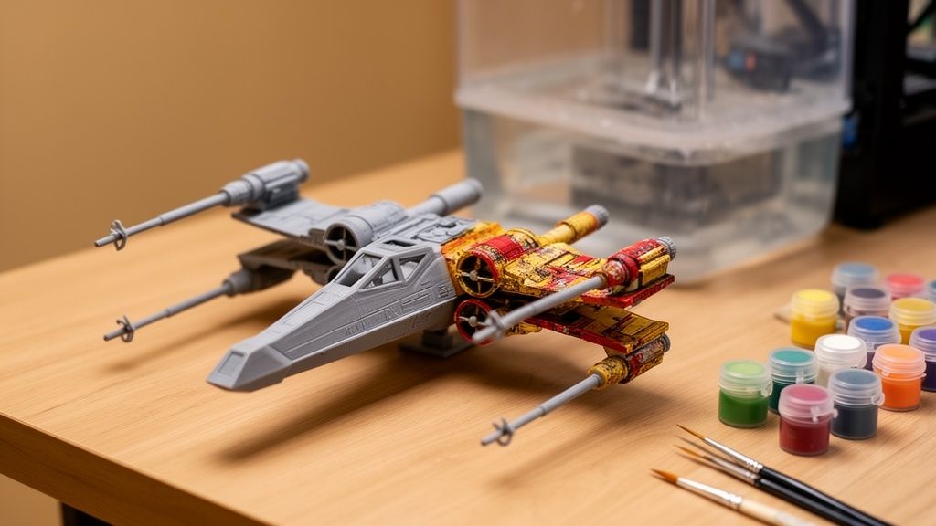 Miniature di X-Wing dipinte per gioco da tavolo - Mr Resin