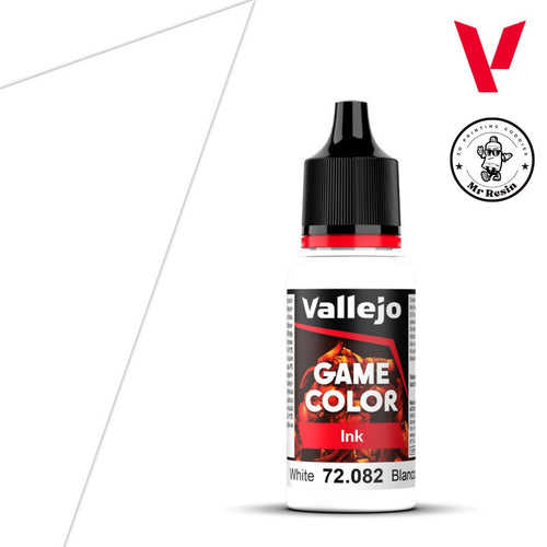 Tinta Vallejo de la gama Game Color Ink 70082 color White Blanco - Mr Resin