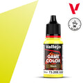 Lavis Vallejo gamme Game Color Wash 73208 couleur Yellow Jaune - Mr Resin