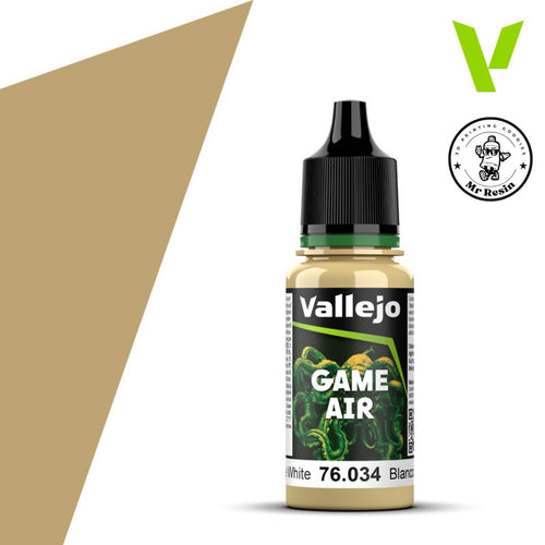 Pintura Vallejo de la gama Game Air 76034 color Bone White Blanco Hueso - Mr Resin