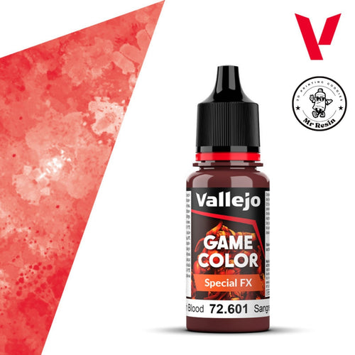 Pintura Vallejo de la gama Game Color Special FX 72601 color Fresh Blood Sangre Fresca - Mr Resin