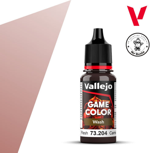 Lavado Vallejo de la gama Game Color Wash 73204 color Flesh Carne - Mr Resin