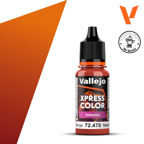 Pintura Vallejo de la gama Xpress Color Intense 72478 color Phoenix Orange Naranja Fenix - Mr Resin