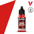 Pintura Vallejo de la gama Game Color 72010 color Bloody Red Rojo Sanguina - Mr Resin