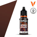 Pintura Vallejo de la gama Xpress Color 72421 color Copper Brown Marron Cobrizo - Mr Resin
