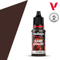 Pintura Vallejo de la gama Game Color 72045 color Charred Brown Marron Carbonizado - Mr Resin