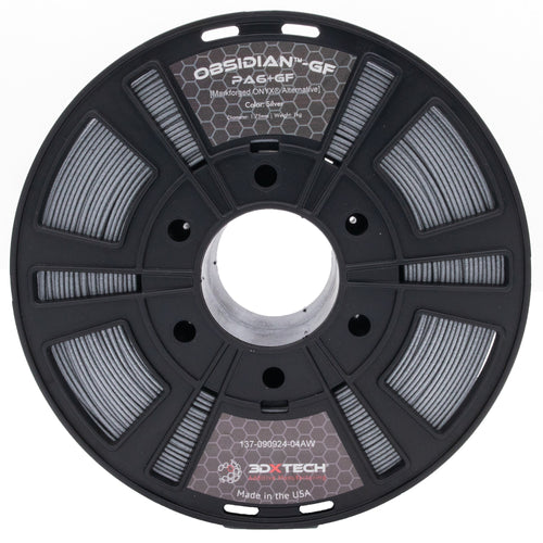 3DXTech Obsidian-GF PA6+GF, filamento técnico para impresión 3D
