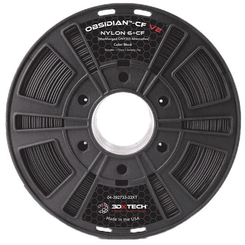 3DXTech Obsidian Nylon 6+CF V2, filamento técnico para impresión 3D (imagen 2)