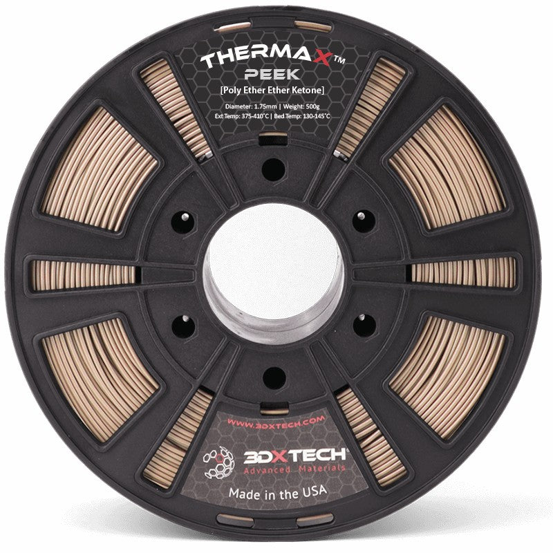 3DXTech ThermaX PEEK, filamento técnico para impresión 3D