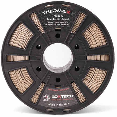 3DXTech ThermaX PEEK, filamento técnico para impresión 3D