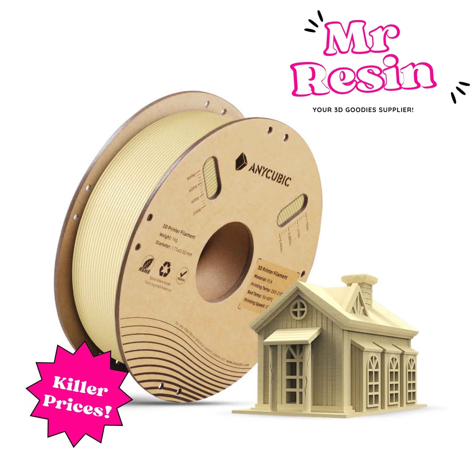 🔥Anycubic PLA Básic, Filamento Con Detección RFID🔥
