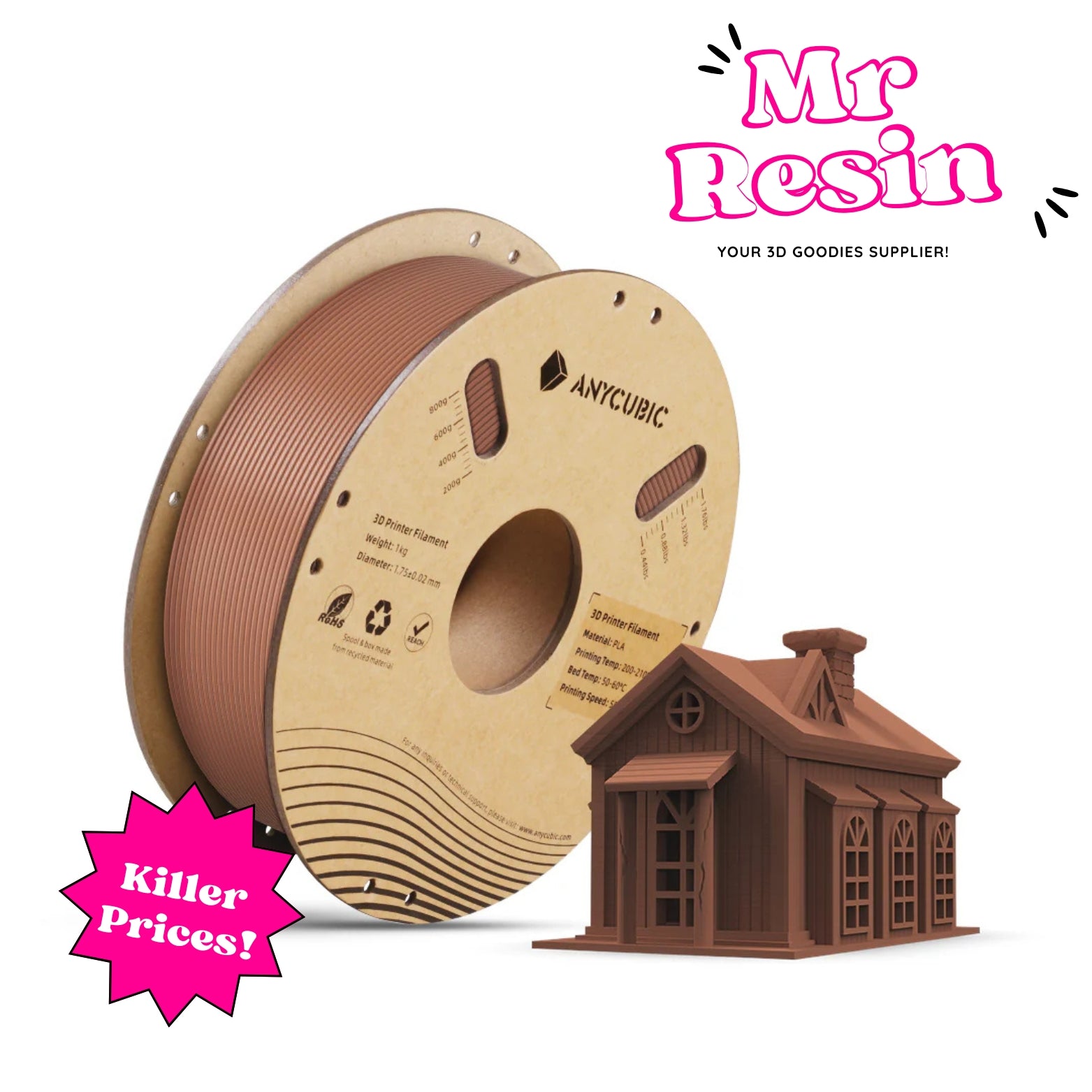 🔥Anycubic PLA Básic, Filamento Con Detección RFID🔥