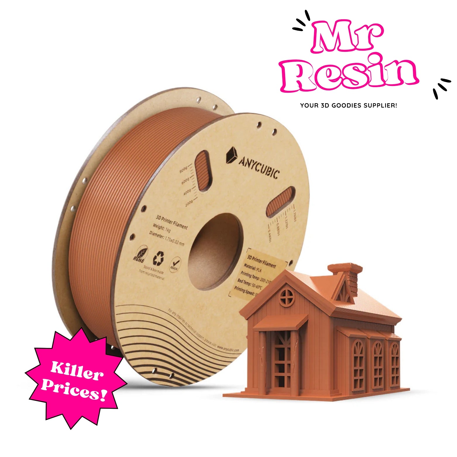 🔥Anycubic PLA Básic, Filamento Con Detección RFID🔥