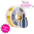 Filamento PLA+ Silk Anycubic 1.75mm bicolor Oro y Negro para impresora 3D FDM - Mr Resin