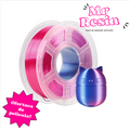 Filamento PLA+ Silk Anycubic 1.75mm bicolor Rojo y Azul para impresora 3D FDM - Mr Resin