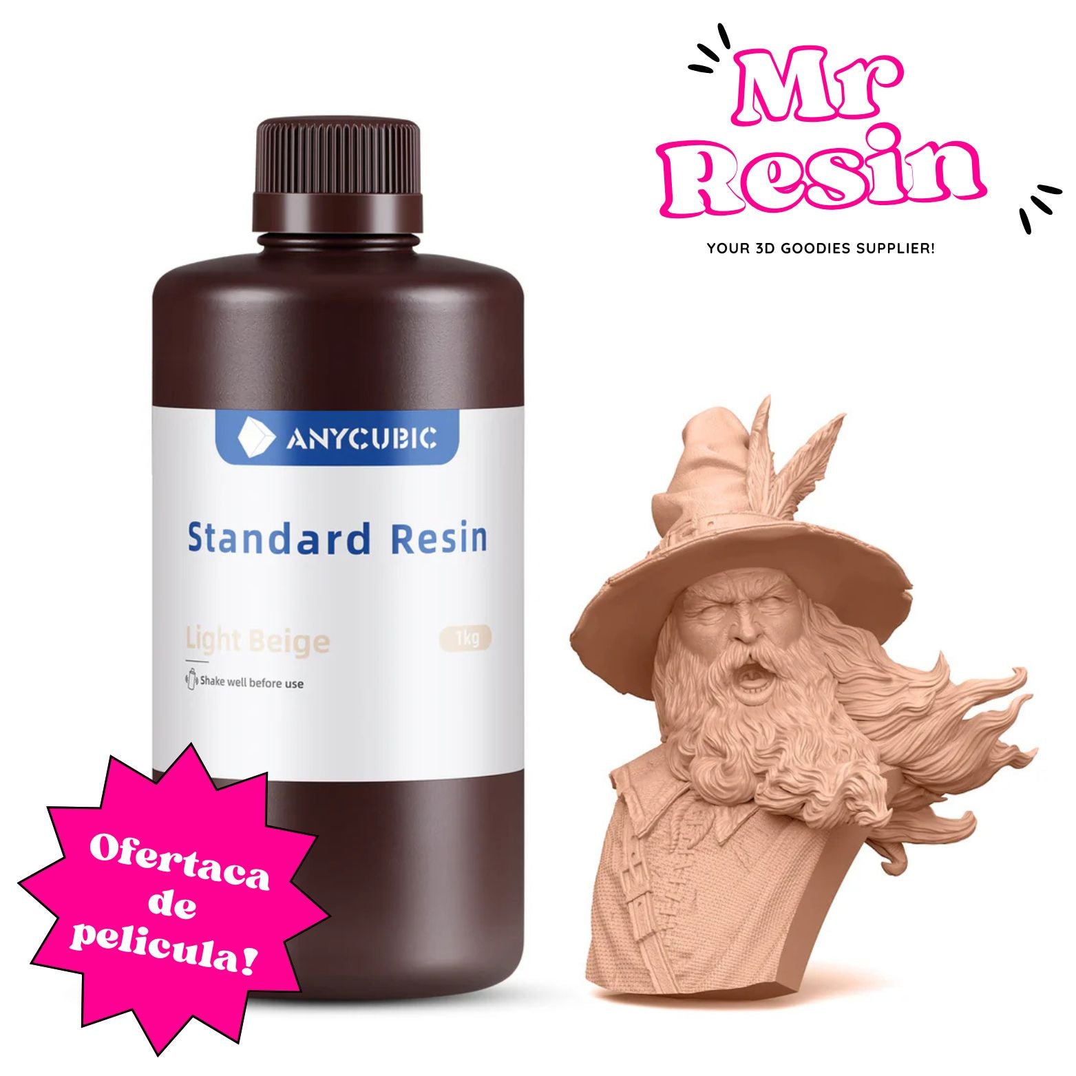🔥1Kg Resina Estándar V1 de Anycubic, Standard Resin!🔥